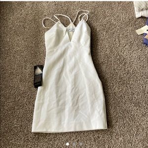 body con white Bebe dress